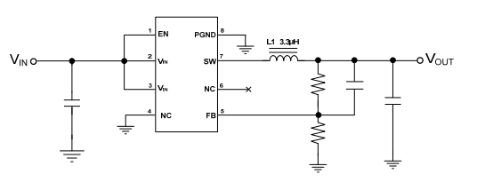 CXSD6248 Low RDS (ON) synchronous switch dramatically reduces conduction loss. To extend battery life for portable application, 100% duty cycle is supported for low-dropout operation