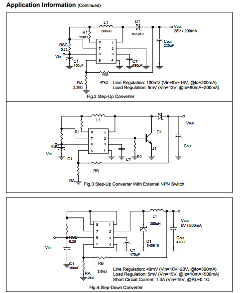 37V输入电压CXDC6580单片控制电路DC-DC转换器内部温度补偿基准比较器带有源限流电路的控制占空比振荡器驱动器和大电流输出开关