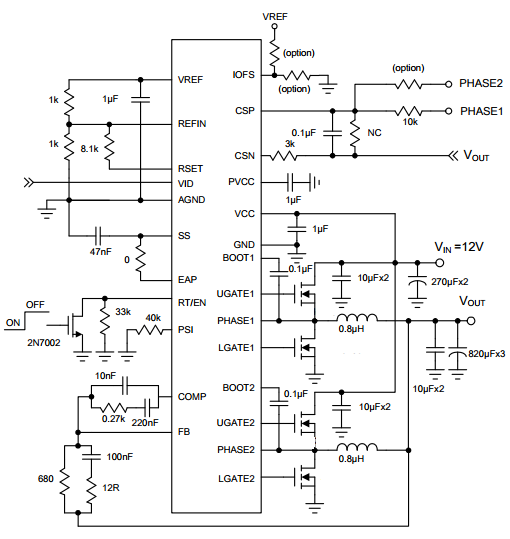 CXSD6294两相PWM控制芯片为高级显卡和主板应用提供了一个精确的电压调节系统功率MOSFET驱动器与控制器