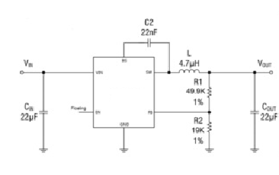 2A电流输出CXSD62312同步整流降压型开关模式转换器功率MOSFET 1.2MHZ/600KHZ可选工作频率4.5V-18V输入电压