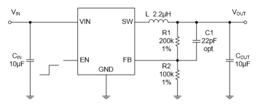2.5V至6V输入电压高效单片同步降压稳压器CXSD62323恒定频率电流模式轻载高效PFM模式100%占空比高效高达96%