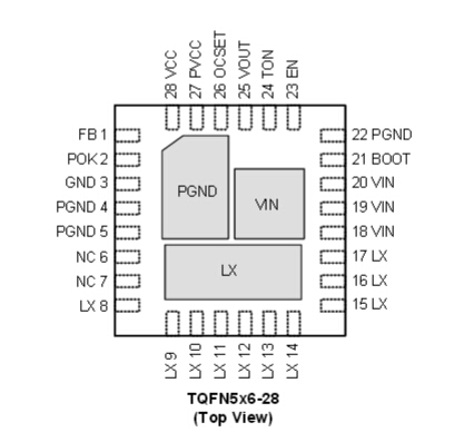 The APW8802,APW8804,APW8805,APW8807 is equipped with accurate current-limit,  output under-voltage, and output over-voltage protections,  perfect for NB applications