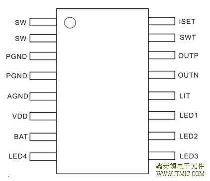 JTMT4301管脚及管脚描述