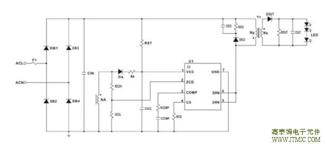 JTMT8302典型应用电路