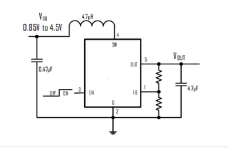  The CXSU6383 is a step-up converter that provides a boosted output voltage from a low voltage source. Because of its proprietary design, it starts up at a very low input voltage down to 850mV.