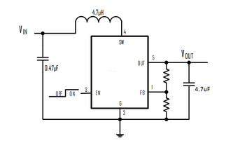  The CXSU6384 is a step-up converter that provides a boosted output voltage from a low voltage source. Because of its proprietary design, it starts up at a very low input voltage down to 850mV