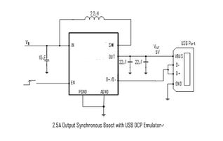  CXSU6389 is an CX Solutions’ high efficiency, high frequency synchronous Step-Up converter, capable of delivering output current up to 2A at a 5V output from input as low as 3.3V