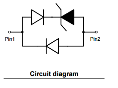CXPR7802N   incorporates one pair of ultra- low capacitance steering diodes plus a TVS diode.  It has been specifically designed to protect sensitive electronic components which are connected to data