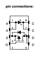 Power MOSFET and Schottky Diode CXMS5156 CXMS5156B   Featuring a MOSFET and Schottky Diode  , Independent Pinout to each Device to Ease Circuit Design