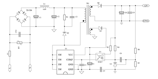 GREEN POWER OFF LINE SMPS PRIMARY SWITCHER  The CXAC8585A CXAC8585H consists of an integrated Pulse Width Modulator (PWM) controller and power MOSFET, designed for small power off line SMPS
