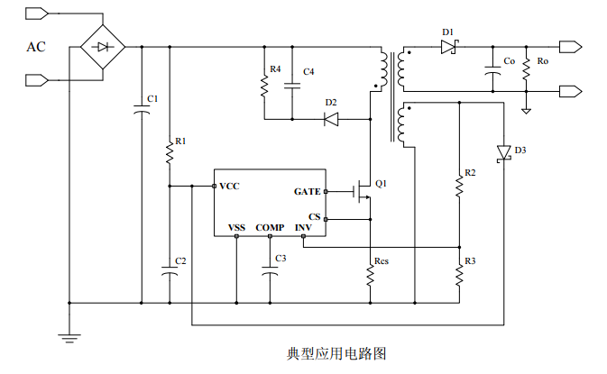 Cxch7694 is a high precision isolated flyback AC-DC controller, suitable for small power chargers and adapters. It works in the original edge feedback mode without optocoupler and TL431