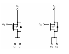 The CXMS5179 is the Dual P-Channel logic enhancement mode power field effect transistors are produced using high cell density , DMOS trench technology