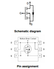 P-Channel Enhancement Mode Power MOSFET CX16P12D，advanced trench technology to provide excellent RDS(ON), low gate charge and operation with gate voltages