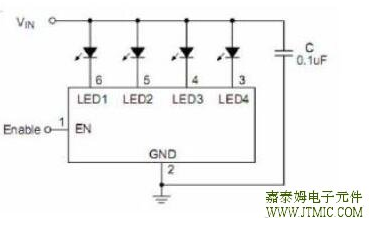 Cxle8134 is a four-way ultra-low voltage drop constant current parallel LED driver. The matching accuracy of the four currents is ?1%. The user can set the LED output current to 20mA through the built-in resistor