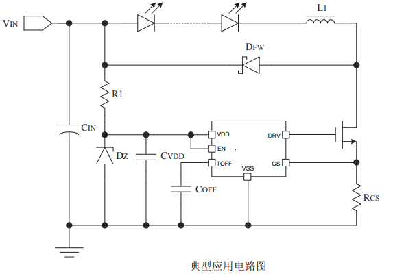 Cxle8841 step down high power LED constant current driver