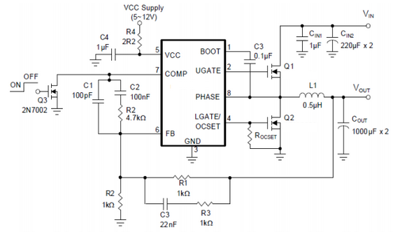 Single Buck Voltage Mode PWM Controller  CXMD3256 is a voltage mode, fixed 200kHz/300kHz/600kHz switching frequency,synchronous buck converter. CXSD6296 allows wide input voltage that is either