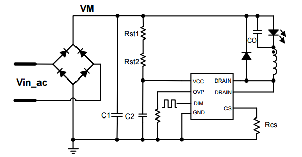 critical conduction mode with zero inductance current valley value and the peak inductance current compensated by the input bus voltage ensure the high accuracy of the output LED current cxle83165a cxle83165b