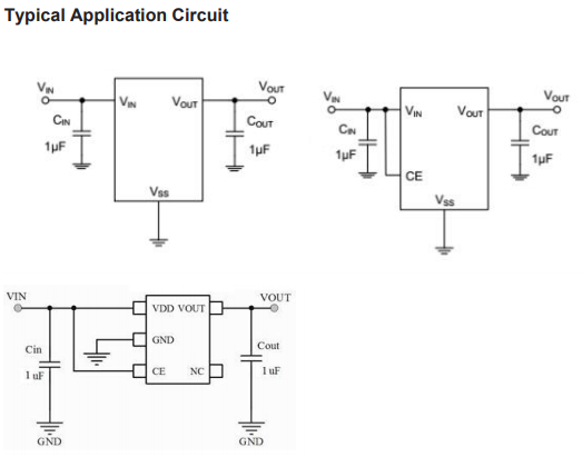 High Speed Low Noise LDO CXLD64321 CXLD64321-ADJ’s current limiters' feedback circuit also operates as a short protect for the output current limiter and. the output pin.