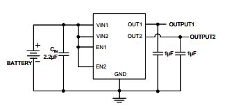 Output voltage range of the CXSD62460 CXSD62461 is from 1.2V to 3.3V. The over-current protection limit is set at 400mA typical.These devices feature a shutdown function and are offered in active low