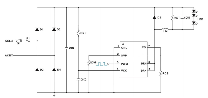 Cxle83173s is a high efficiency non isolated step-down LED constant current driver chip with PWM dimming function, which is suitable for the non isolated step-down LED dimming power