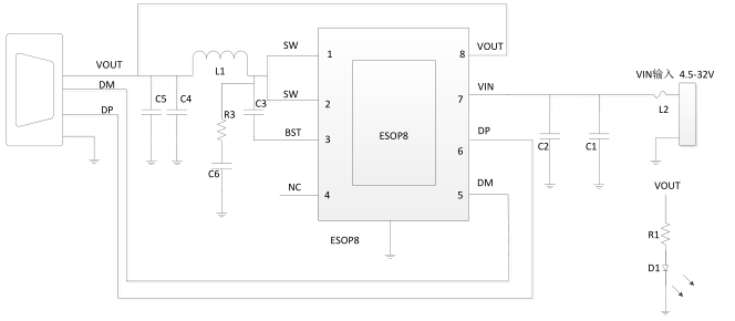 Cxlb74166 cxlb74167 is a step-down converter with integrated synchronous switch, which supports 11 kinds of output fast charging protocols, and provides a complete solution for car charger
